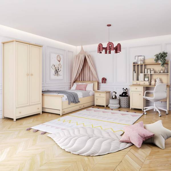 Spielzeugkisten STORY 10 Beige - Eiche Dekor