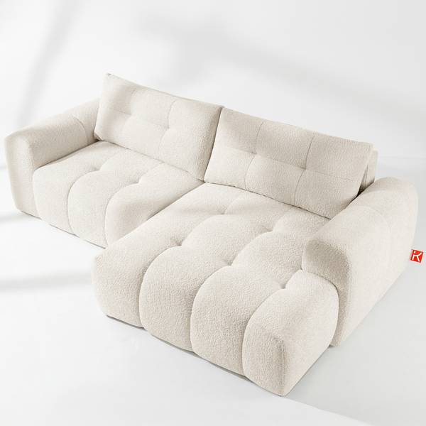 Ecksofa RAVIA Weiß