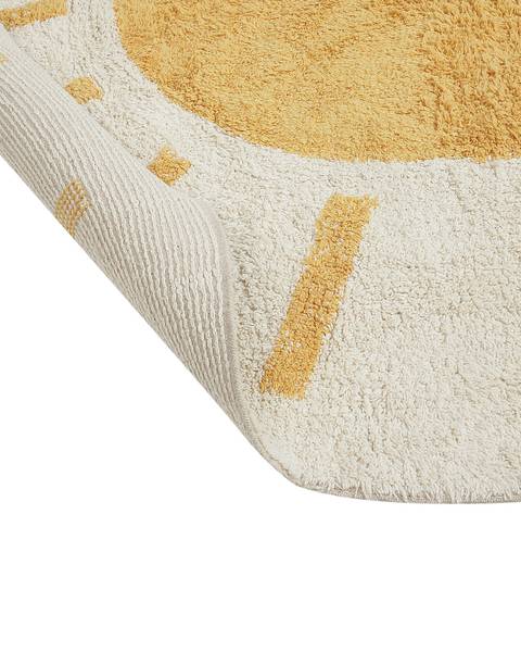 Teppich BAIKER Beige - Gelb - Naturfaser - 140 x 140 cm