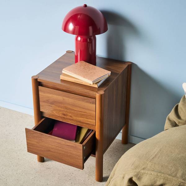 Nachttisch Harmony Braun - Holzwerkstoff - 42 x 55 x 42 cm