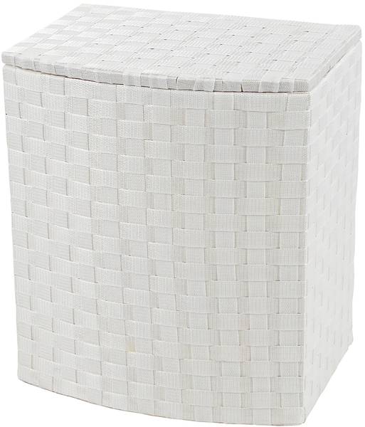 Wäschekorb NYLONHAMP345 Weiß - Holzwerkstoff - 33 x 53 x 45 cm