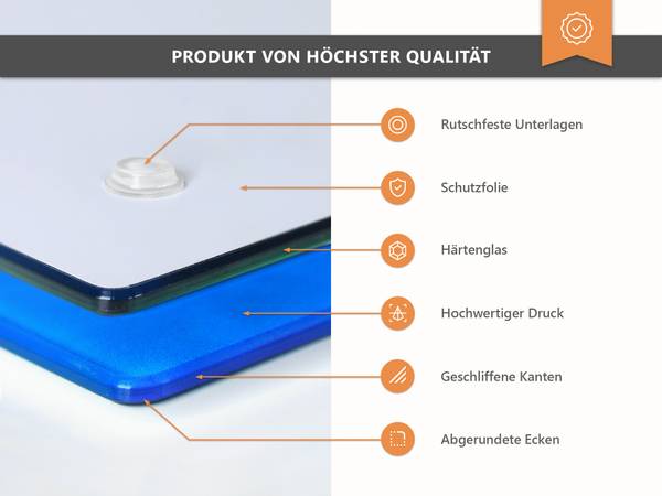 Schneidebrett Koraal 2er Set Tiefe: 30 cm