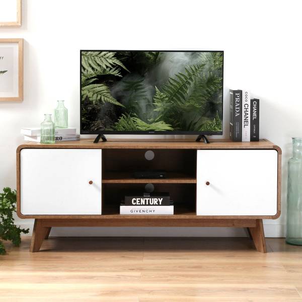 TV-Möbel ALBURA Braun - Holzwerkstoff - 39 x 53 x 129 cm