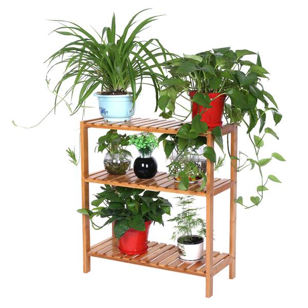 Badezimmerregal Standregal Surabaya Braun - Bambus - 66 x 26 x 60 cm