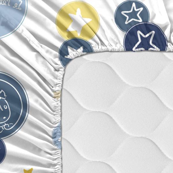 La nuit Spannbetttuch Textil - 4 x 90 x 200 cm