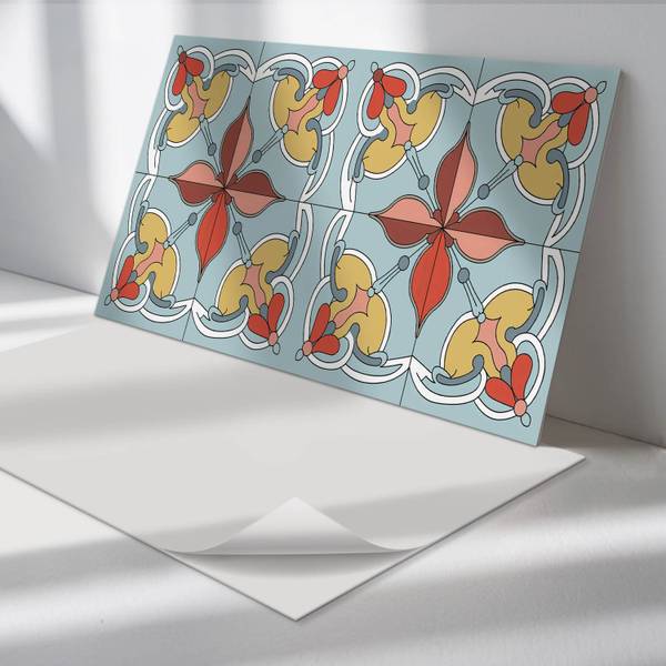 Klebepaneele Blumen Fein 100 x 50 cm
