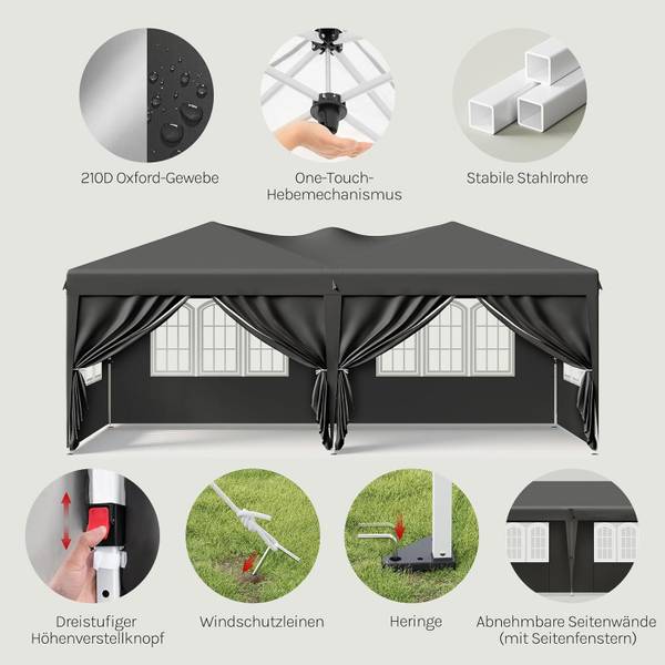 Pavillon PVL0020 Grau