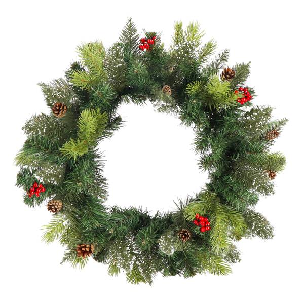 VEYLIN Weihnachtsgirlande 10 M – Dunkelgrün Mit 24 Roten Schleifen, 9 Cm Breit, Für Baum, Treppen & Fenster