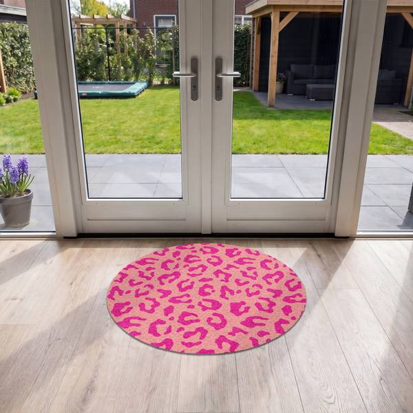 SCHMUTZFANGMATTE Leopard 90 x 90 cm