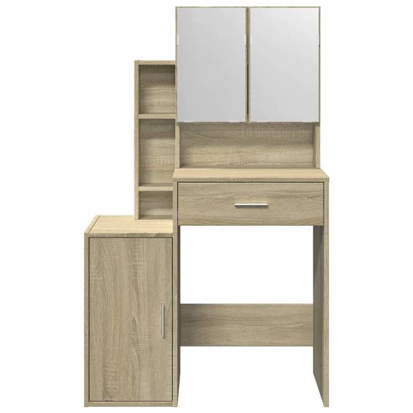Schminktisch 3042062 Braun - Holzwerkstoff - 80 x 132 x 35 cm