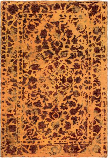 Vloerkleed Vintage Royal XXXIV oranje - wol - 94 x 1 x 137 cm