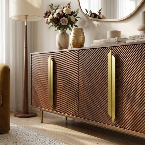 Sideboard TAGULA Braun - Mango - 180 x 75 x 45 cm