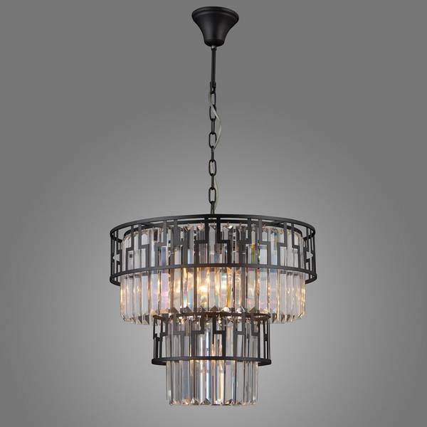 Modern Pendentif Noir - Métal - 46 x 41 x 46 cm