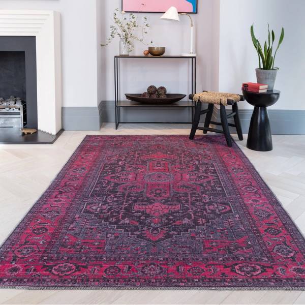 Wohnzimmerteppich im Orientstil ALYA Rot - 160 x 230 cm