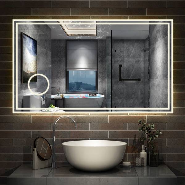 LED Badspiegel 14UhrTM Breite: 120 cm