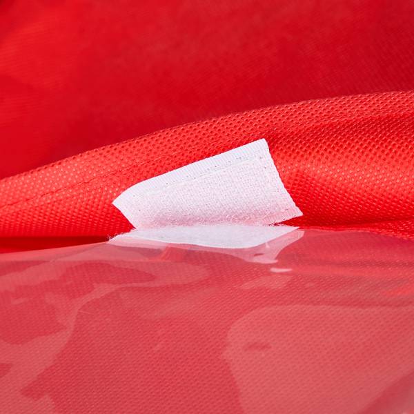 Rote Geschenkpapier Aufbewahrungsbox Schwarz - Rot - Papier - Kunststoff - Textil - 81 x 15 x 35 cm