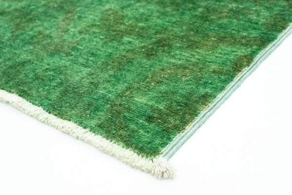 Orientteppich Oriental Grün - Wolle - 78 x 1 x 123 cm