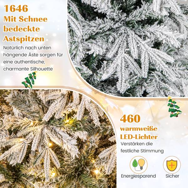 Weihnachtsbaum OY47311 Grün - Kunststoff - 150 x 240 x 150 cm