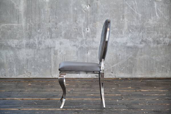 Esszimmerstuhl LINDA Velvet Grau