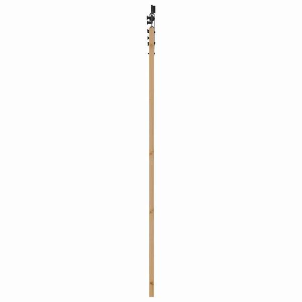 Schiebetür 3045046-3 Schwarz - Braun - Kiefer - 93 x 211 x 1 cm
