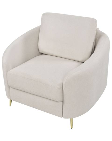 Sessel TROSA Beige - Gold - Bambus - 100 x 88 x 86 cm