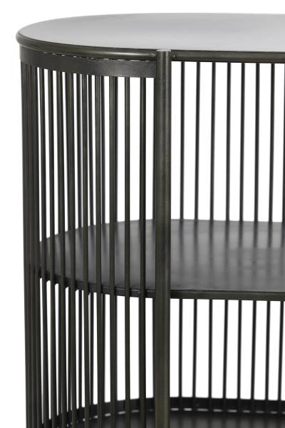 Schrank YINTHE Schwarz - Metall - 149 x 80 x 40 cm