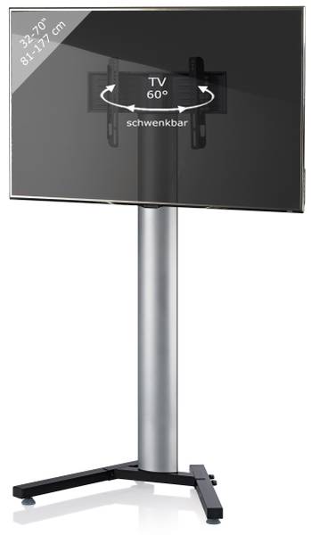 TV Möbel Stadino Maxi Grau - Aluminium - 90 x 174 x 72 cm