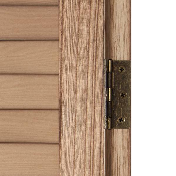 Paravent 2020 Schwarz - Holz teilmassiv - 120 x 170 x 2 cm