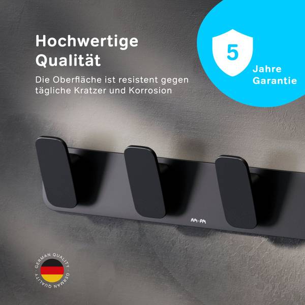 AM.PM Handtuchhaken-Set Kleiderhaken Schwarz