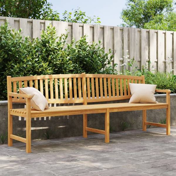 Banc de jardin 3029218 Marron - Teck - 228 x 90 x 59 cm
