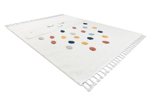 Tapis Yoyo Gd63 Blanc / Bleu Foncé 200 x 290 cm