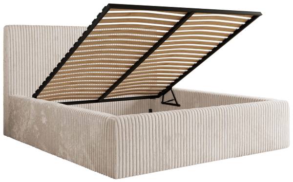 Polsterbett TILIANO CLASSIC Beige - Breite: 196 cm - Ohne Matratze