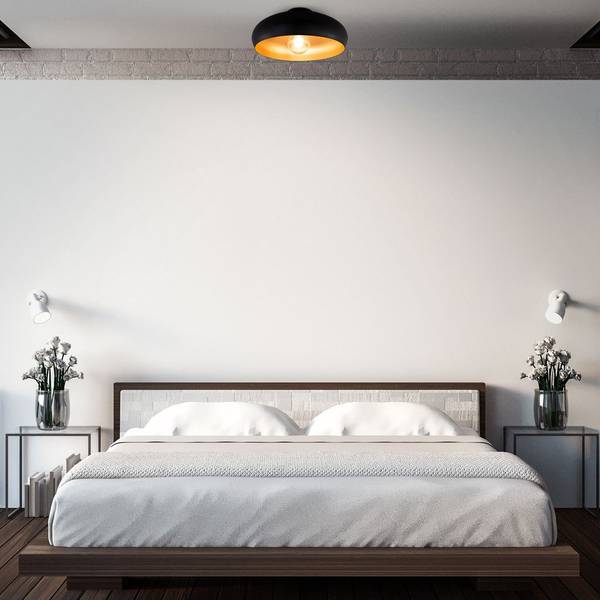 Deckenlampe BKL1269 Schwarz - ABS - 40 x 18 x 40 cm