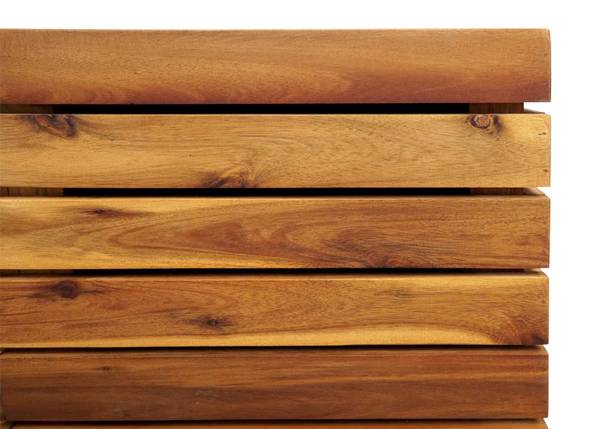 Pflanzkasten L25 (2er-Set) Braun - Akazie - 62 x 60 x 22 cm