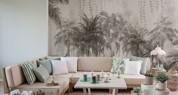 Vlies-Fotobehang JUNGLE In Vintage Stijl 460 x 300 x 300 cm