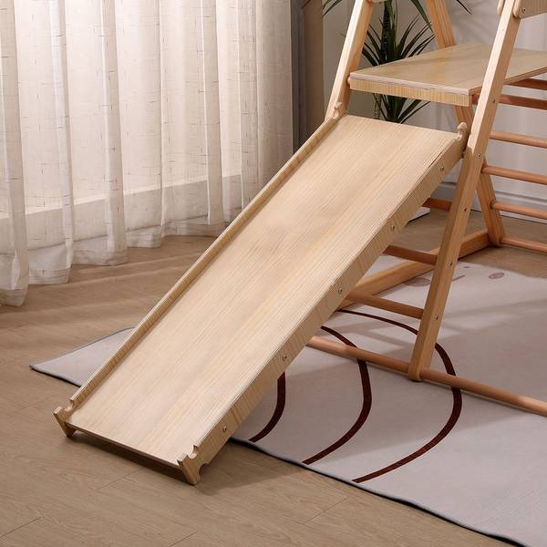 Klettergerüst IDA Braun - Holz teilmassiv - 182 x 17 x 112 cm