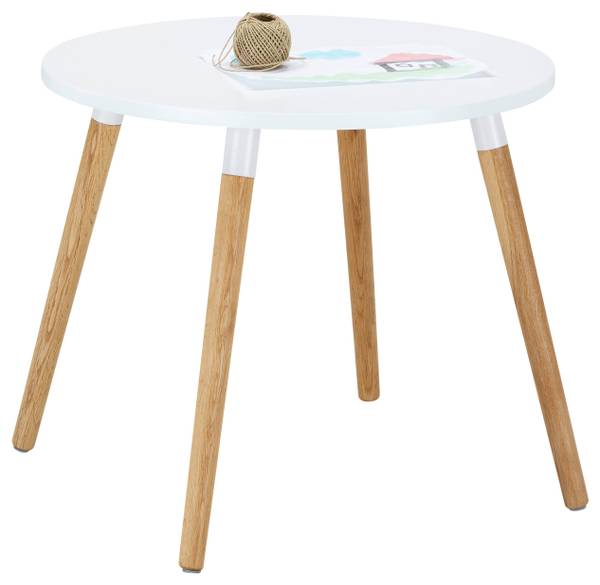 Kindertisch CHILD Beige - Weiß - Holzwerkstoff - Holz teilmassiv - 60 x 46 x 60 cm