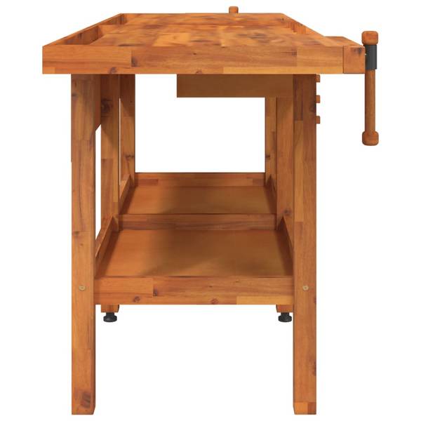 Werkbank 3017475 Braun - Akazie - 62 x 83 x 192 cm