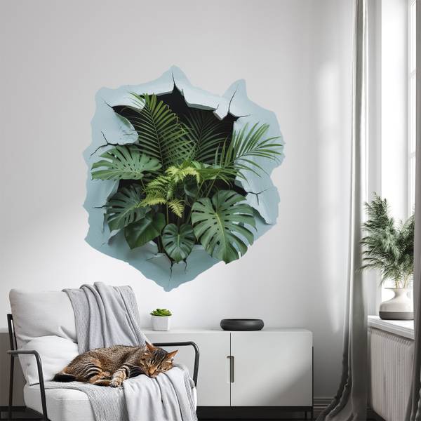 Wandsticker Botania 54 x 60 cm