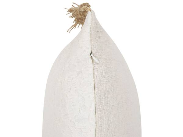 Coussin décoratif AZALEA Beige - Textile - 45 x 12 x 45 cm