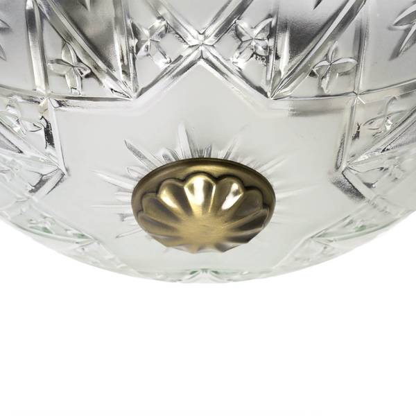Deckenleuchte Annabella Metall - Bronze - 2-flammig