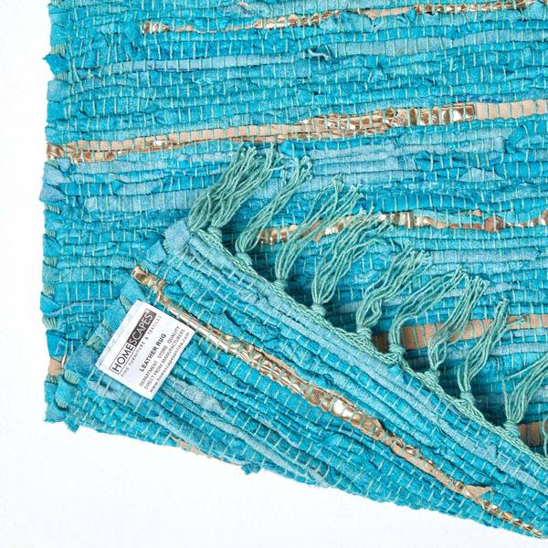Tapijt GLITTRUG blauw - 120 x 180 cm