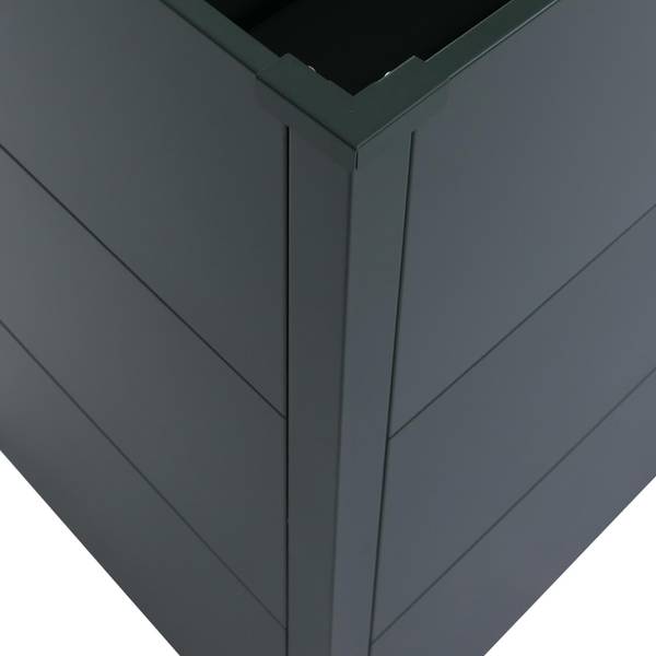 Hochbeet P64 (3er-Set) Grün - Stahl - 150 x 77 x 100 cm