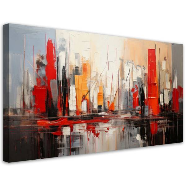 Canvas schilderij Blokken 120 x 60 cm