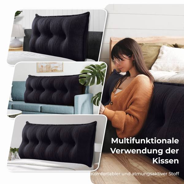 Dekokissen COAL Tiefe: 100 cm