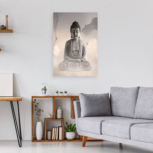 Wandbild Buddha 70 x 100 cm
