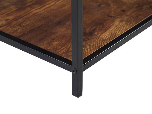 Nachttisch BERKLEY Schwarz - Braun - Holzwerkstoff - 45 x 45 x 39 cm