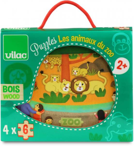 Puzzle A034899 Braun - Massivholz - 55 x 18 x 155 cm