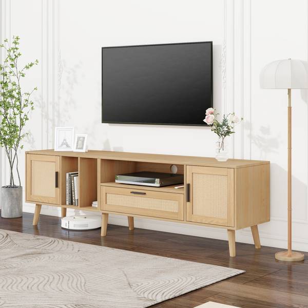 TV-Möbel Bravvans Braun - Holzwerkstoff - 40 x 54 x 180 cm
