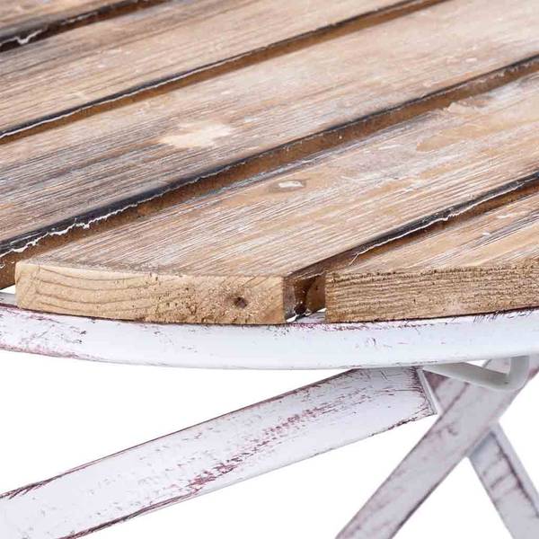 Stuhl Jardin mueble Grau - Massivholz - 40 x 90 x 46 cm